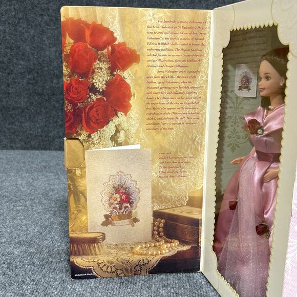 Vintage 1995 Barbie Sweet Valentine Doll Hallmark Special Edition New in Box 148 - Picture 3 of 13